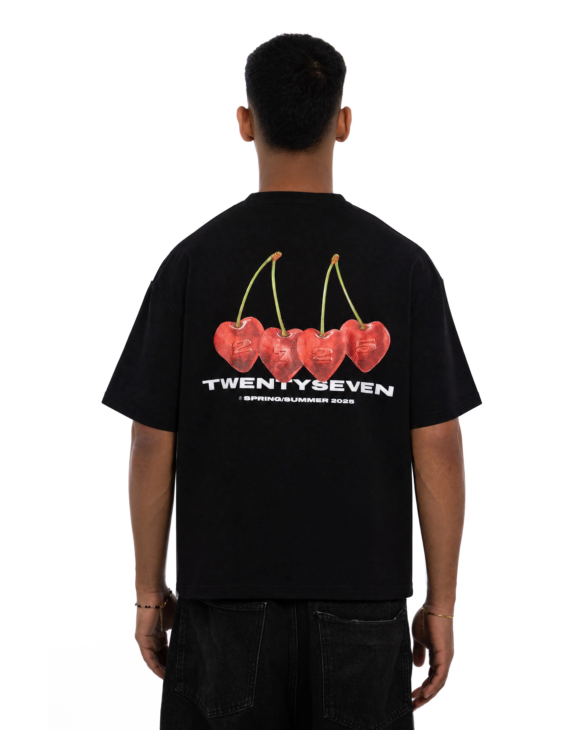 Cherry Pop Black Tee