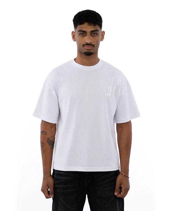 White Puff Tee