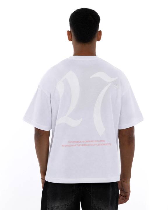 White Puff Tee