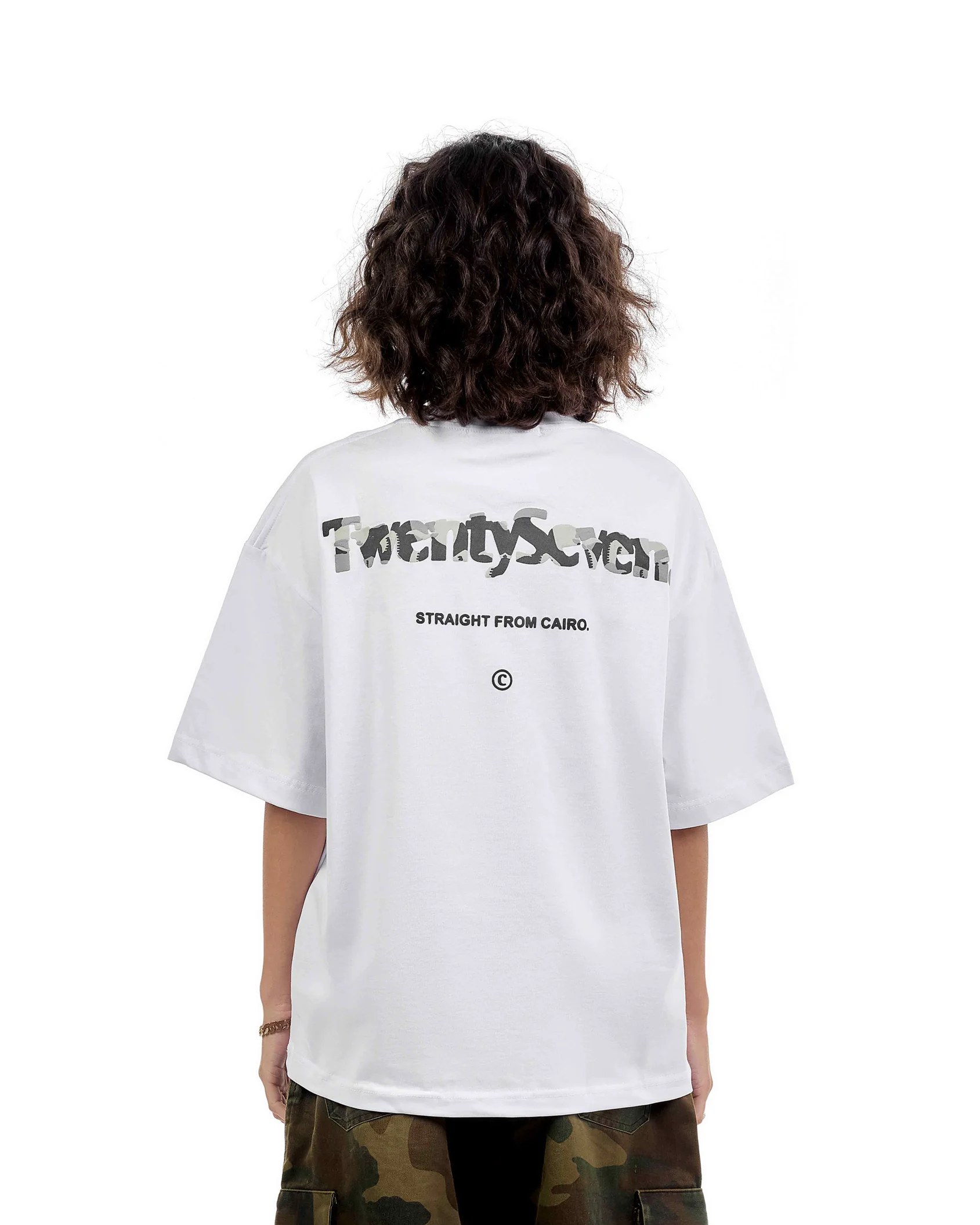 Backline Statement White Tee