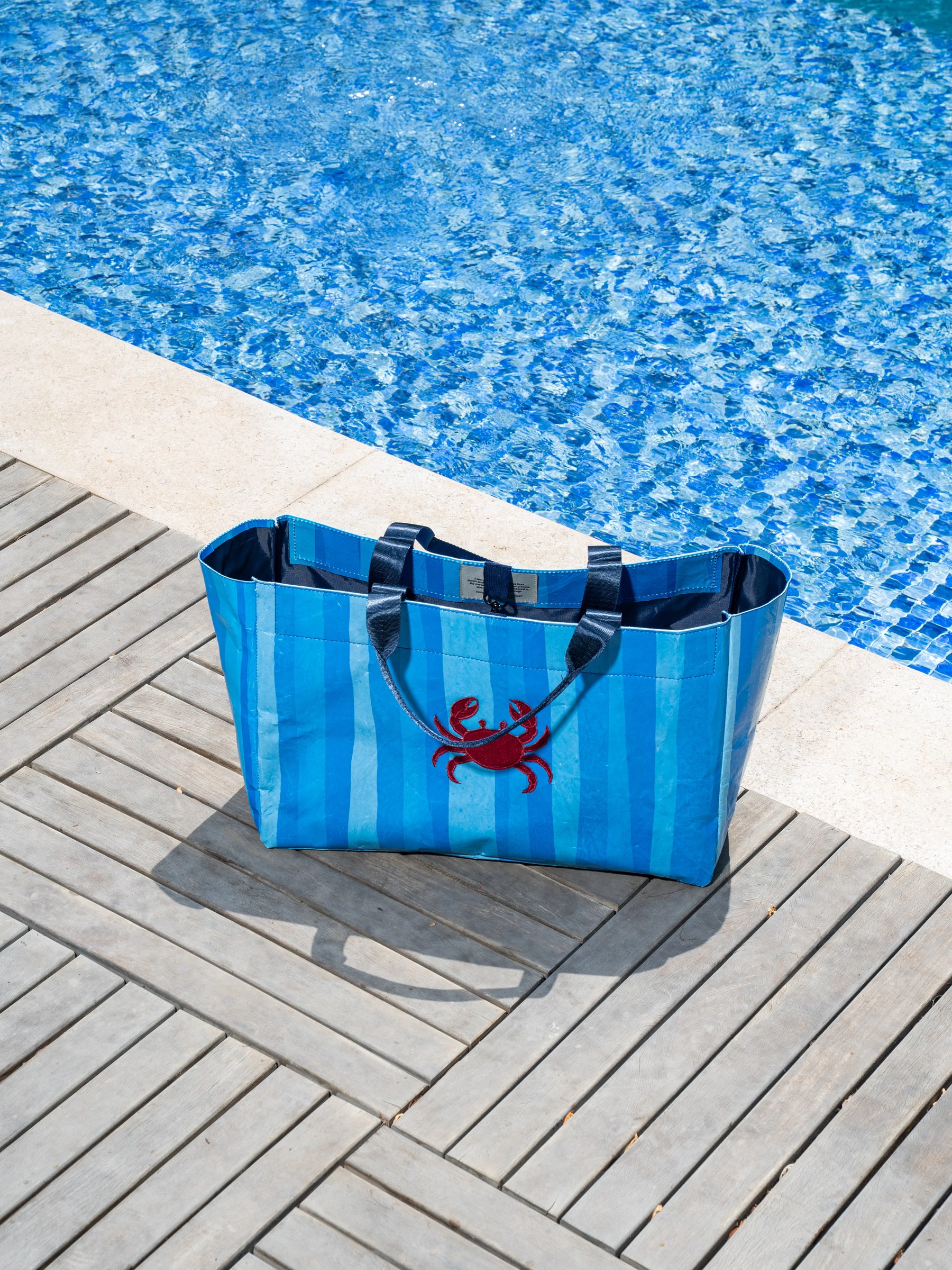 Tropical Tote - Deep Blue