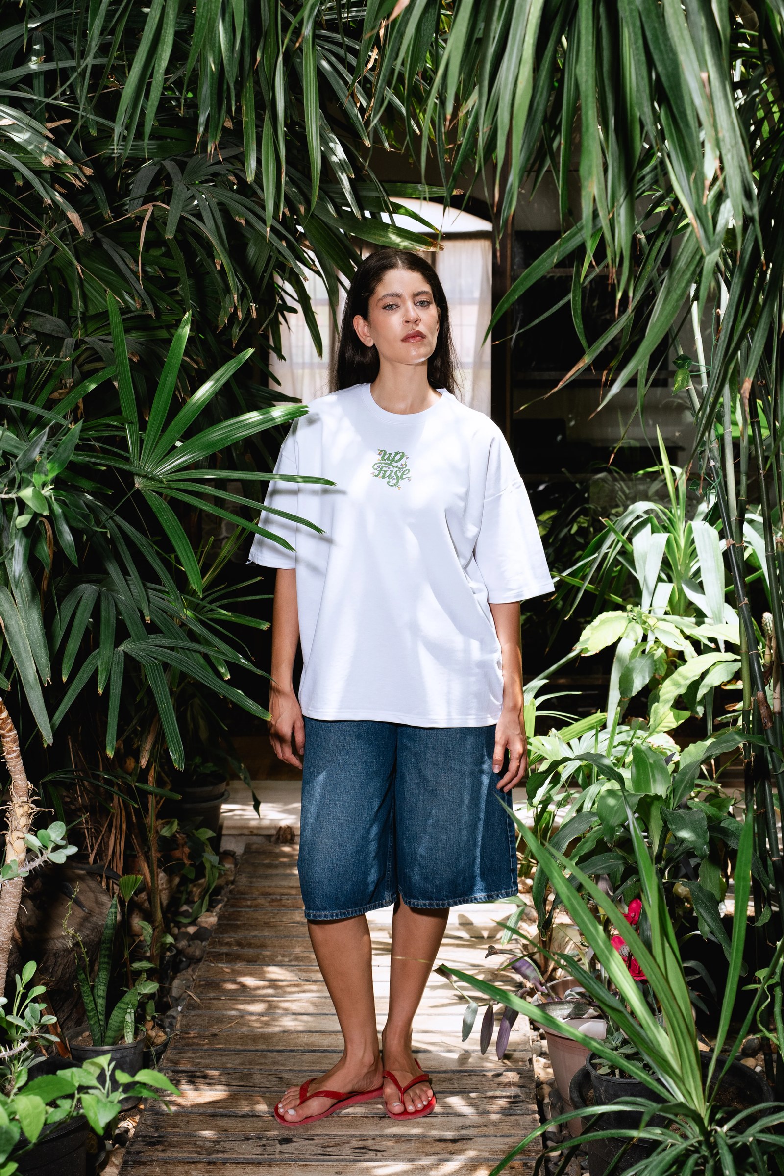 Nothing is ever Wasted Oversized T-shirt - White