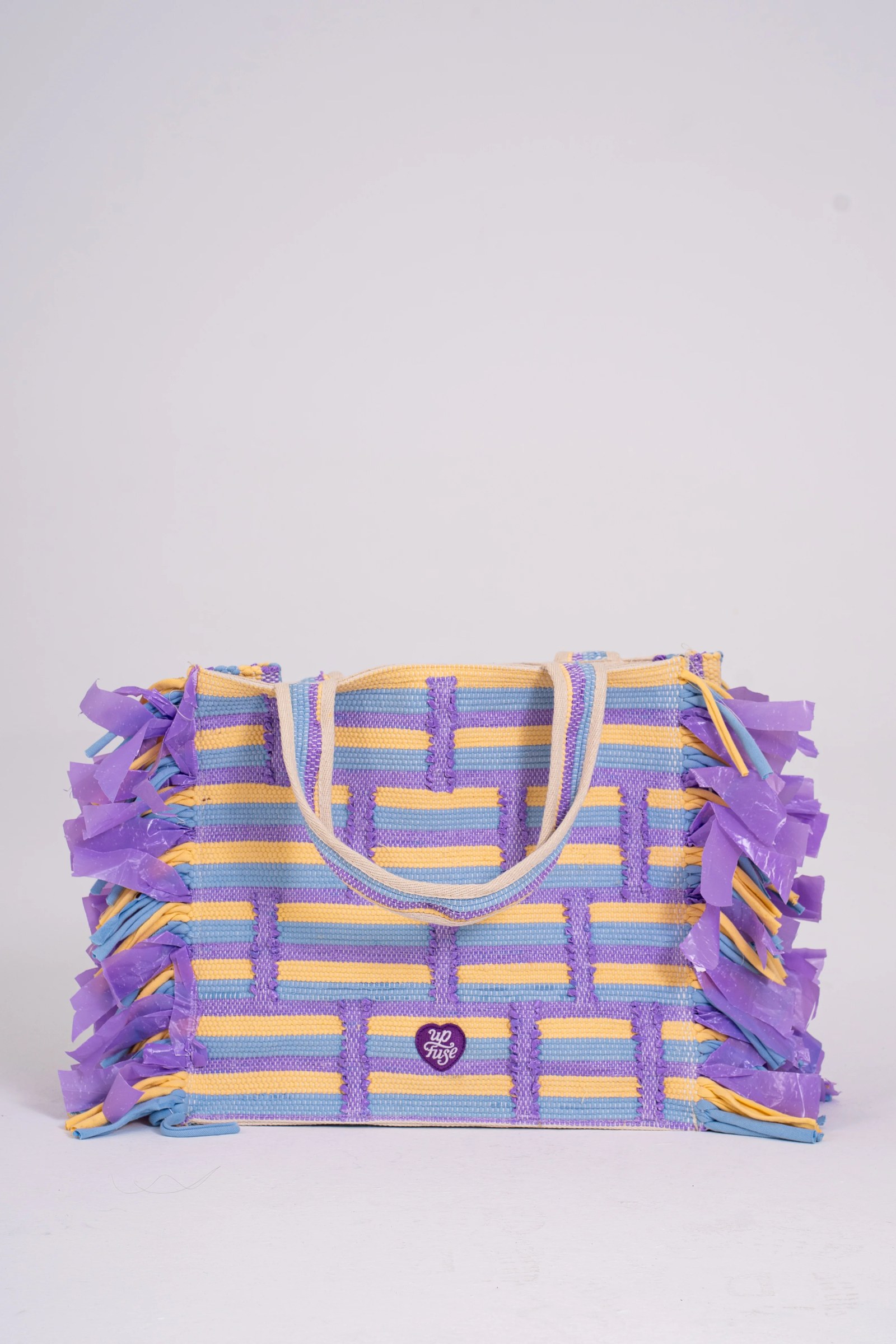 Fringe Shoulder Bag - Piña colada