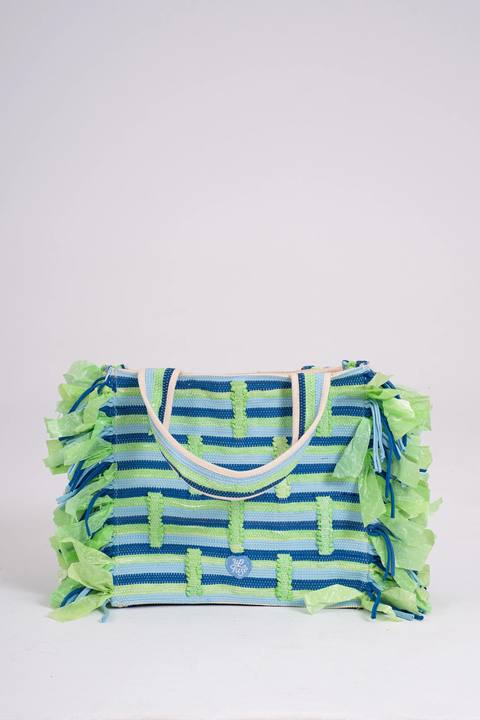 Fringe Shoulder Bag - Matcha