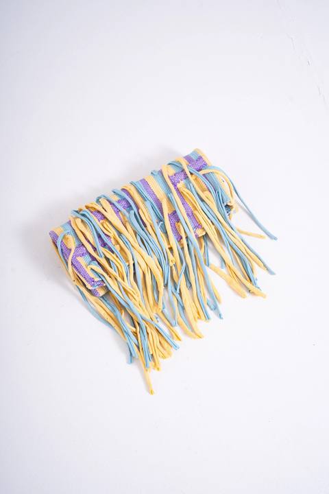 Fringe Clutch - Piña colada