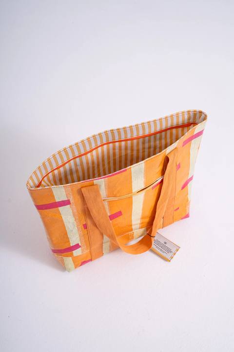 Valencia Tote - Tangerine