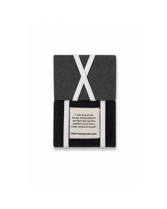 Flip Cardholder - Black Denim