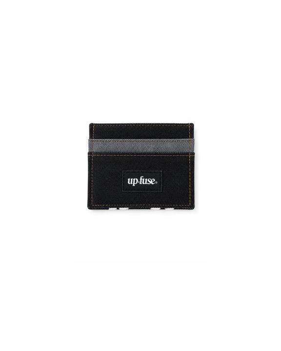 Flip Cardholder - Black Denim