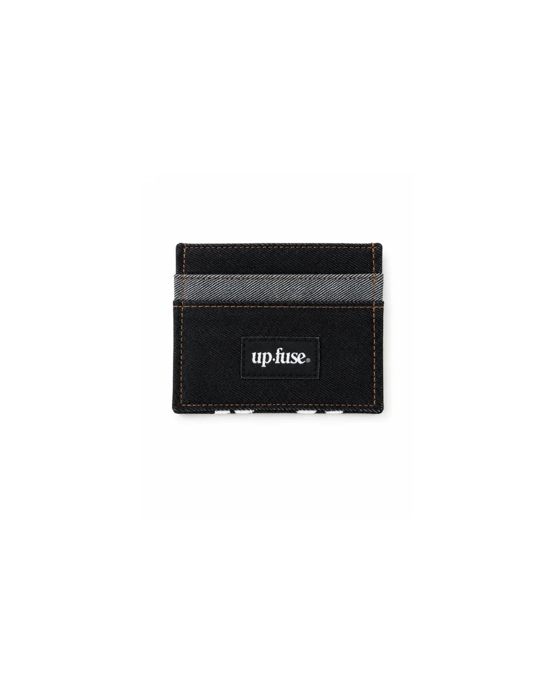 Flip Cardholder - Black Denim