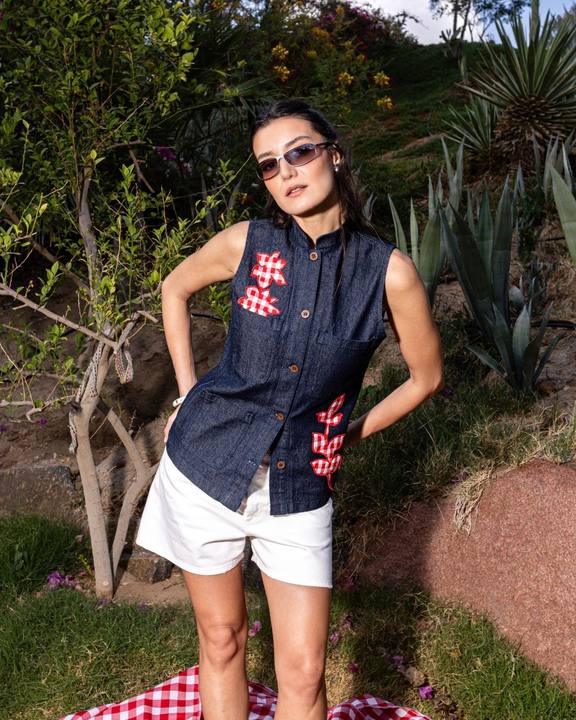Patchwork Vest - Picnic