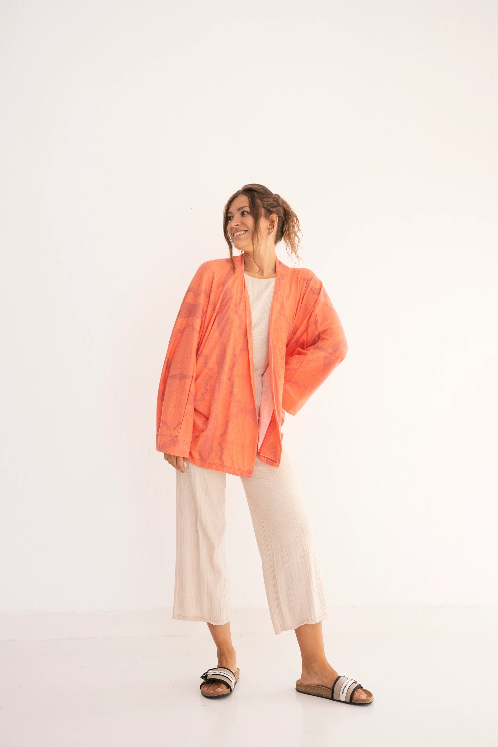 Light Kimono - Burnt Orange