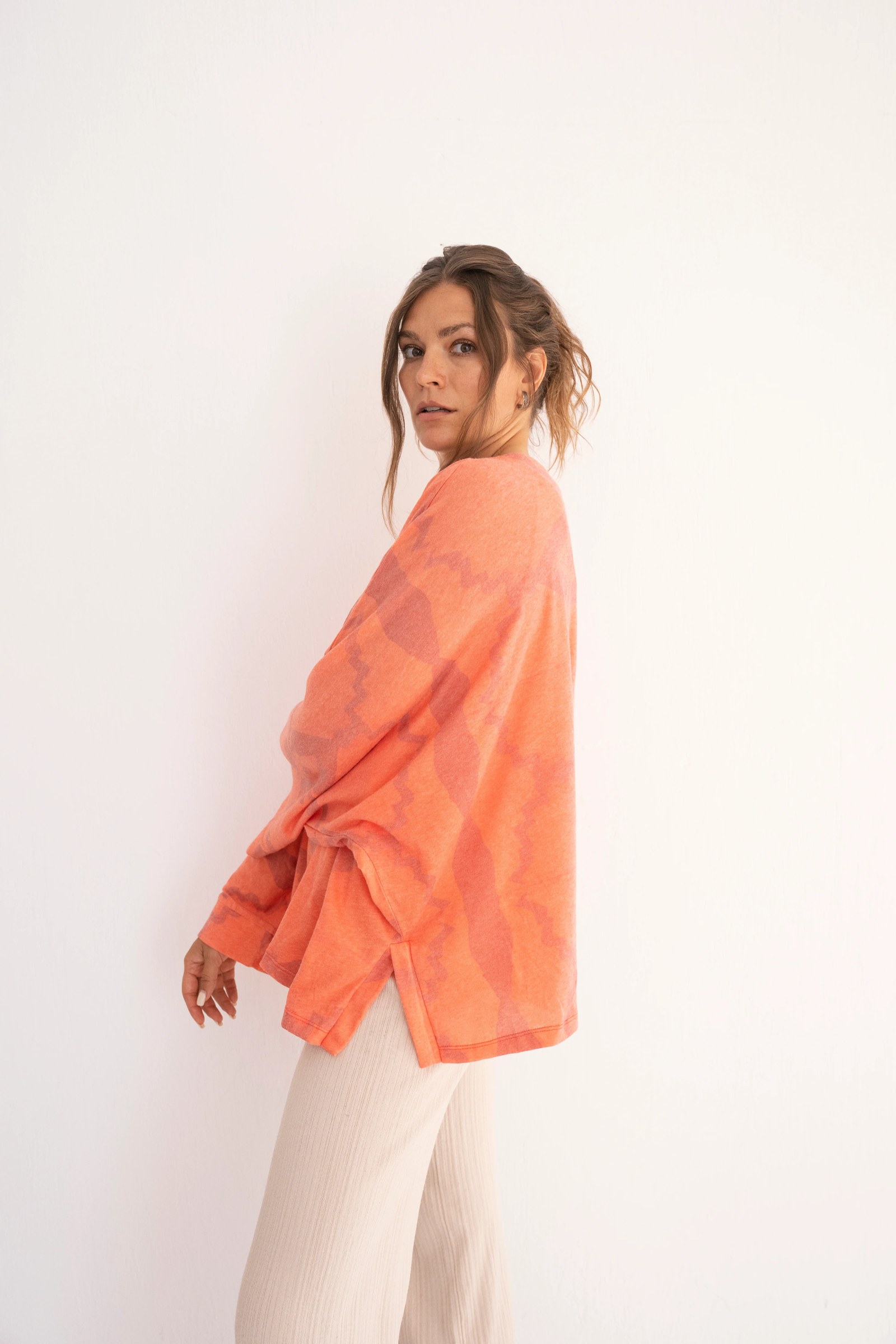 Light Kimono - Burnt Orange