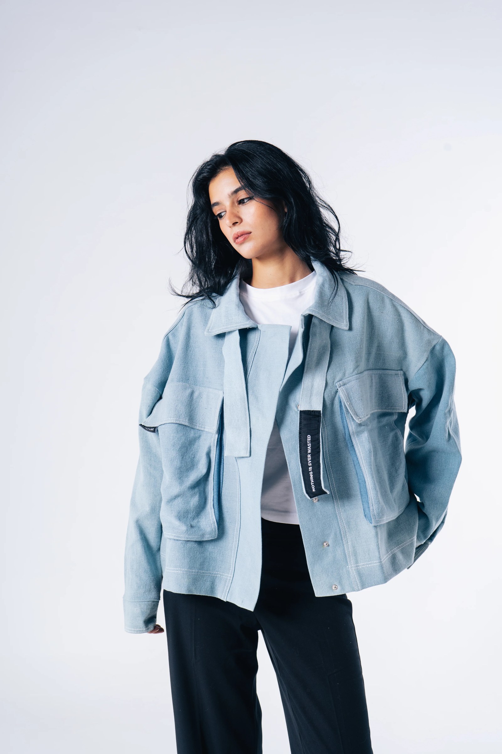 The All Year Long Denim Jacket in Blue
