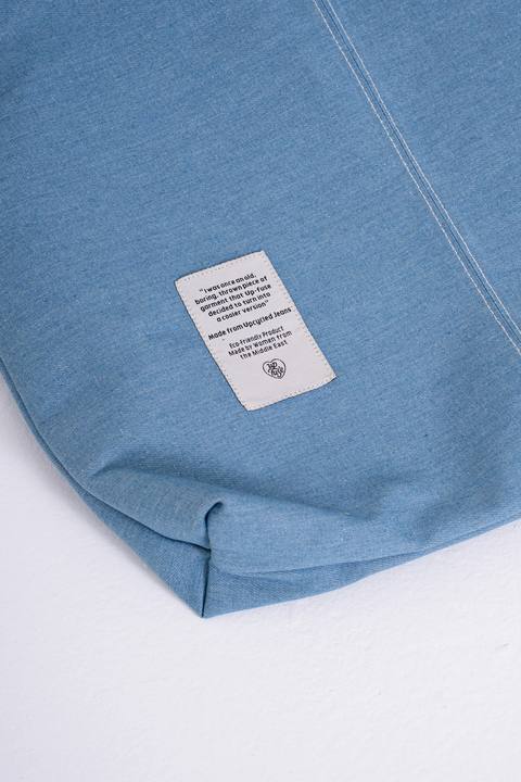 Jean-ius Reversible Tote Bag - Ice Blue