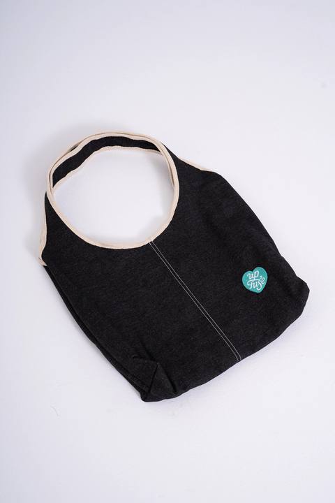 Jean-ius Reversible Tote Bag - Black