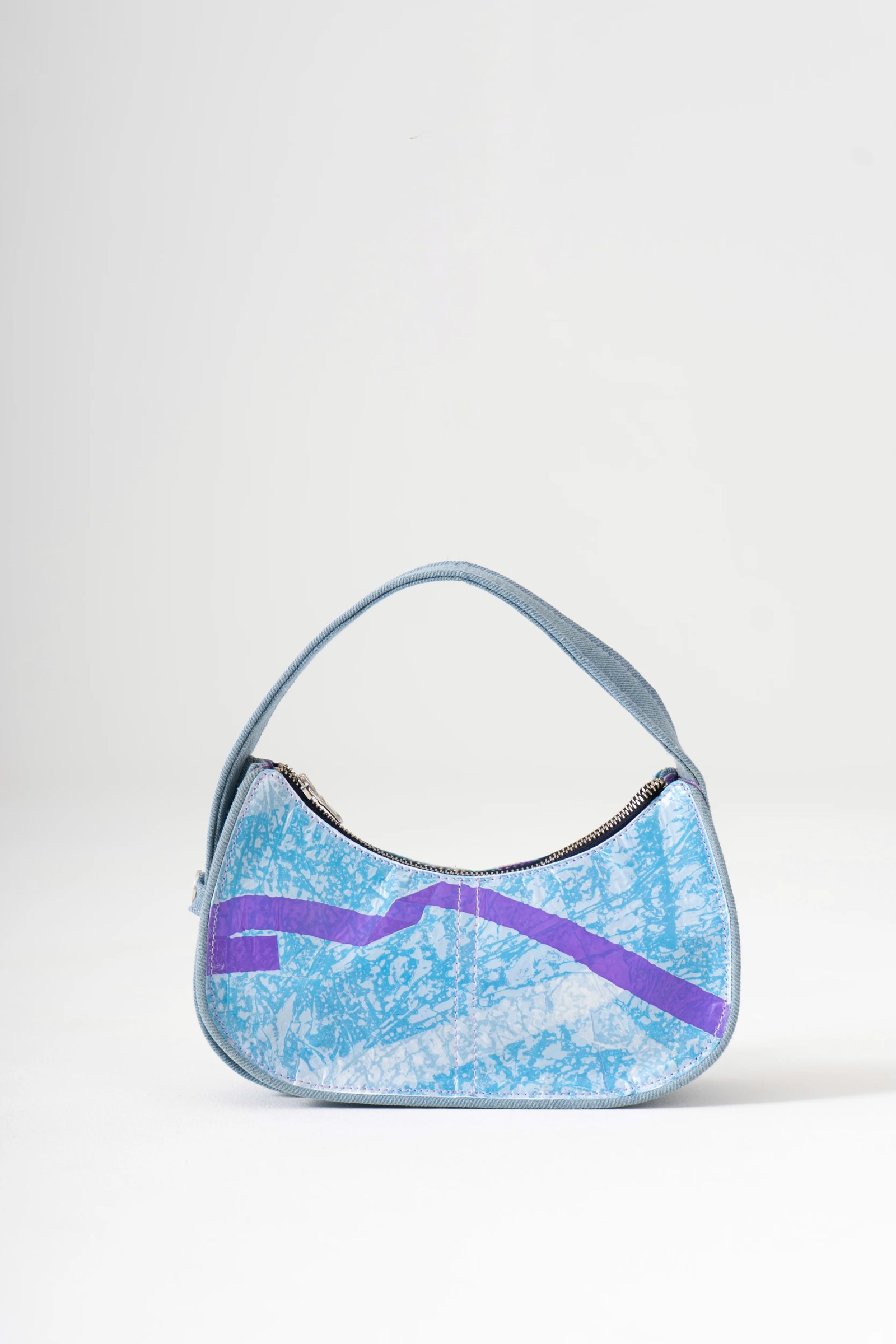 Y2k Shoulder Bag - Purple Confetti