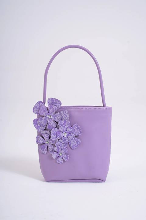Petal Bucket Bag - Lavender