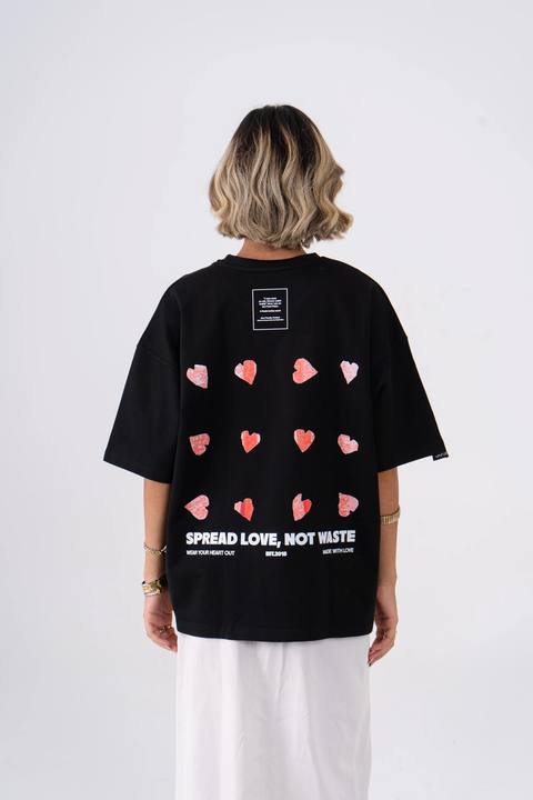 Oversized Paris T-Shirt - BLack
