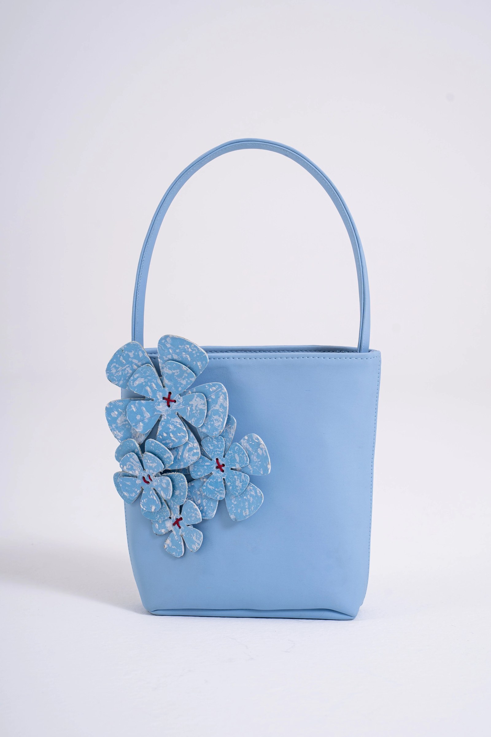 Petal Bucket Bag - Baby Blue