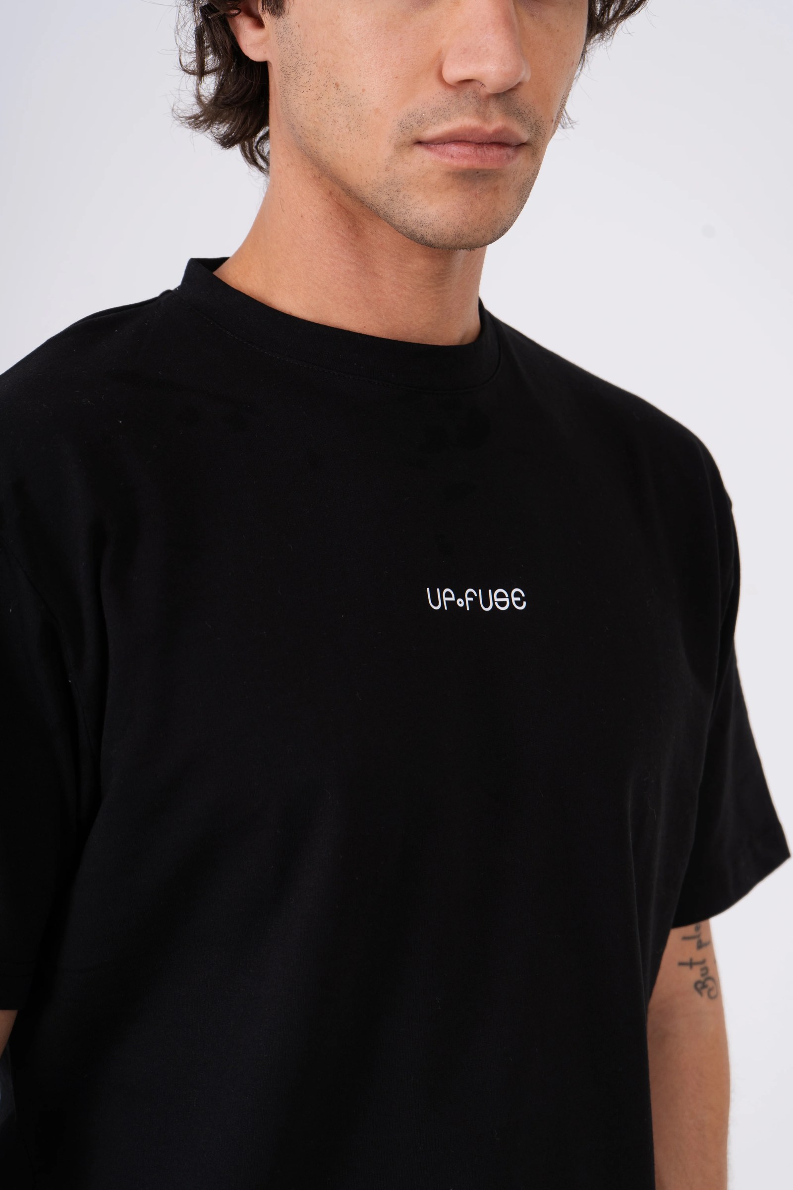 Up-Fuse Logo T-Shirt - Black