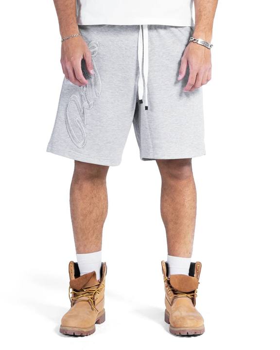LIGHT GREY SIGNATURE SHORT