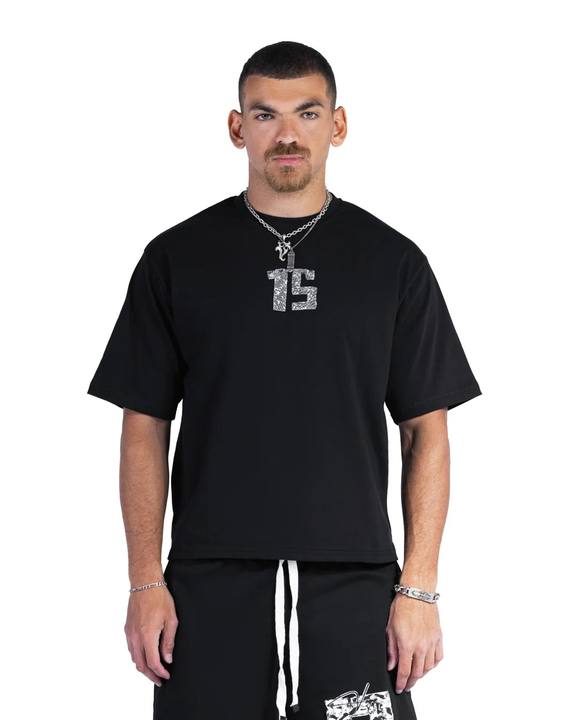 BLACK DISTRICT 15 TEE