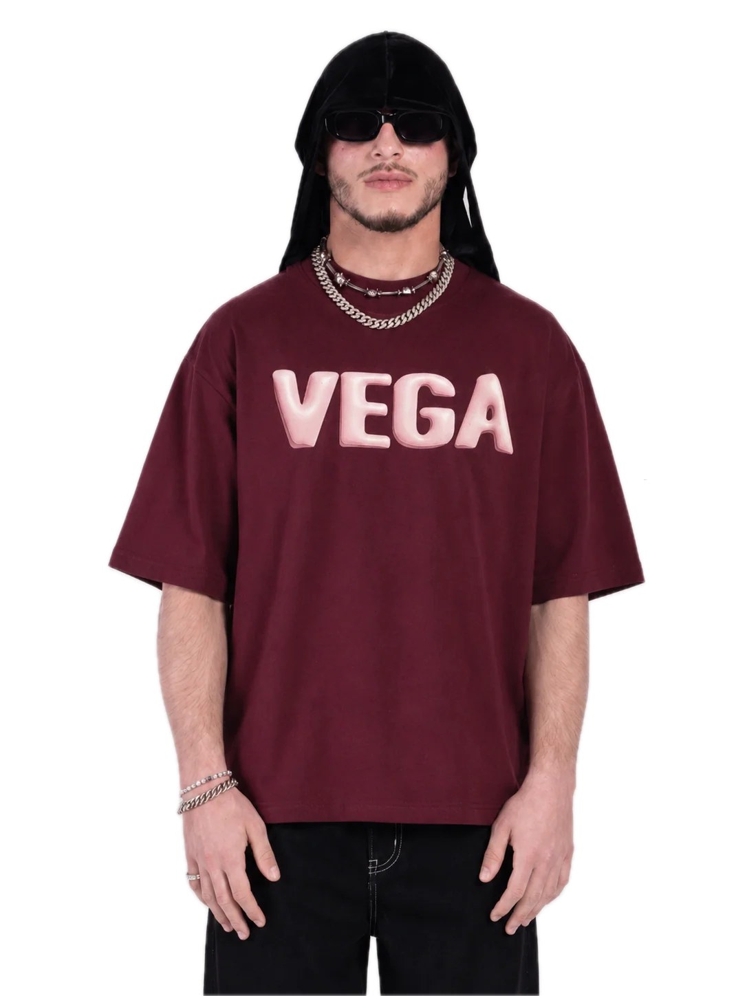MAROON DRIFT T-SHIRT