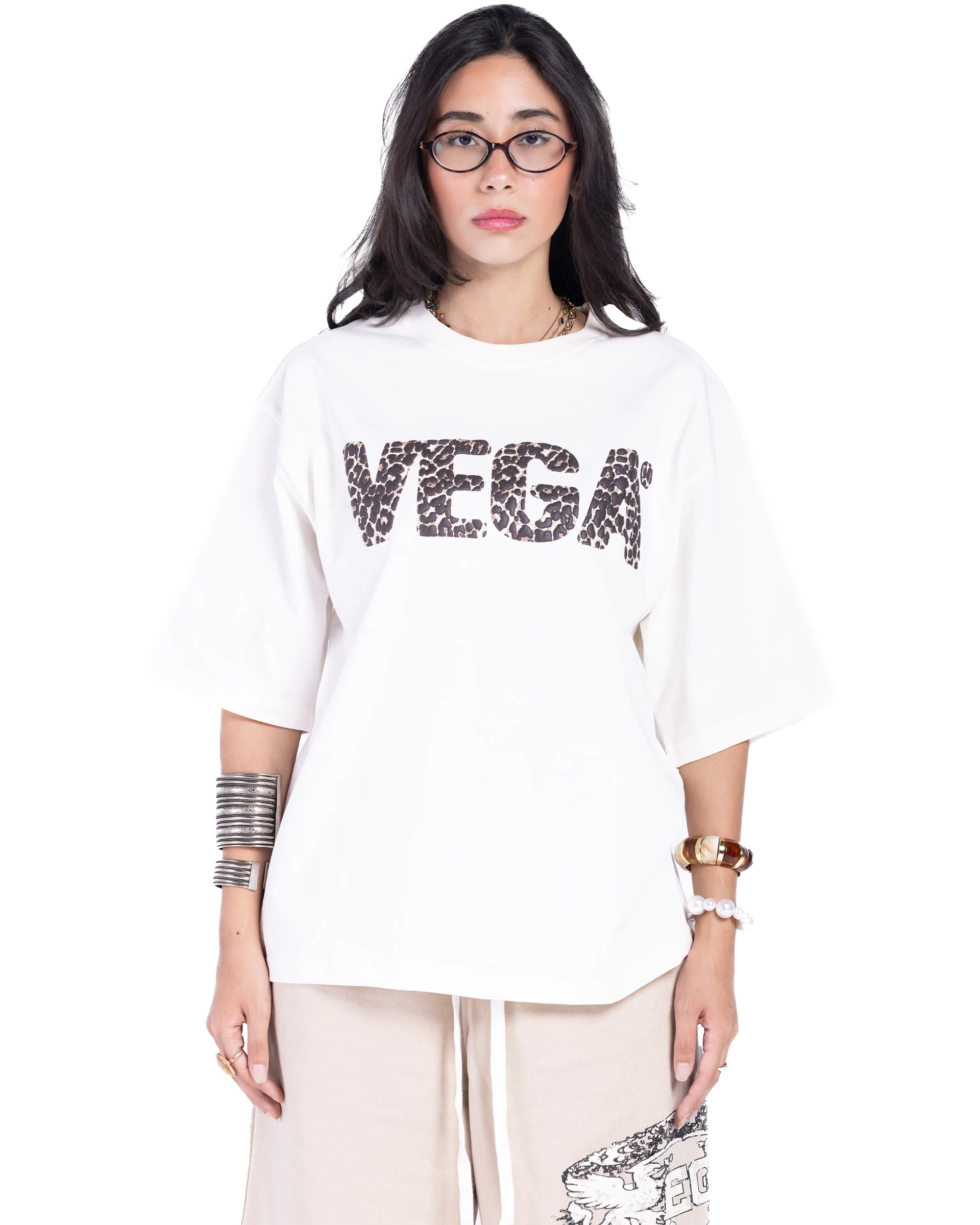 WHITE LEOPARD T-SHIRT