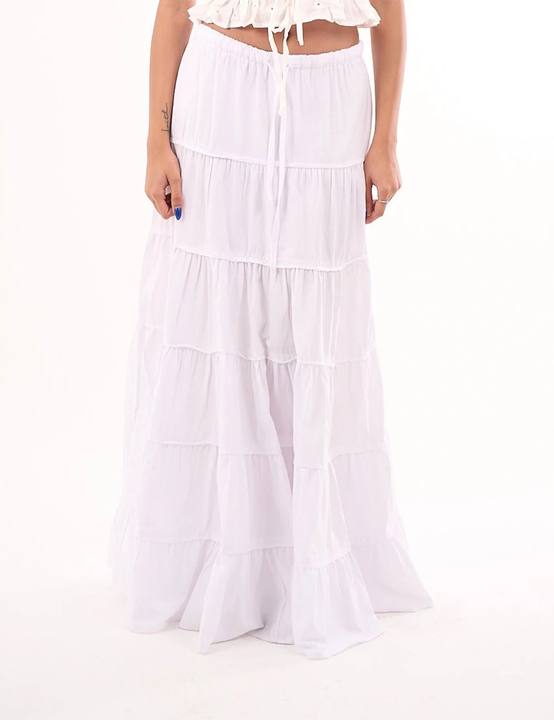 White Maxi Skirt