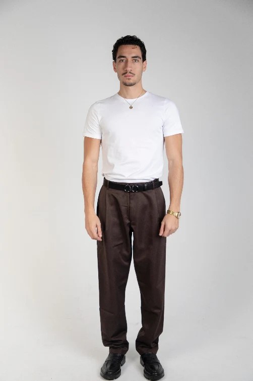 Classic brown trousers
