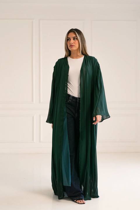 Emerald flowfold cardigan