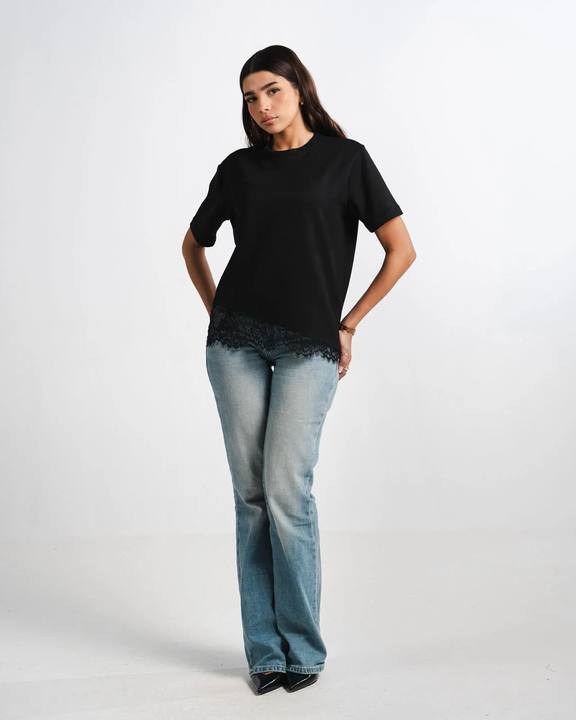 Black Lace Tee