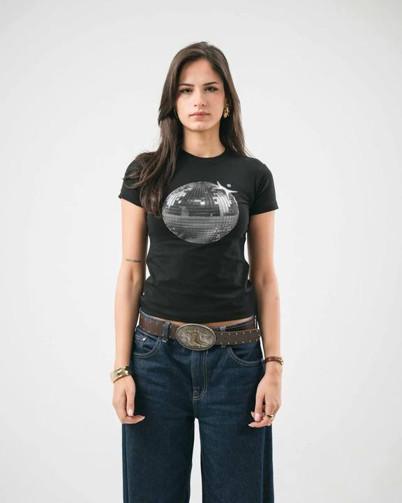 Mirror Ball Baby Tee