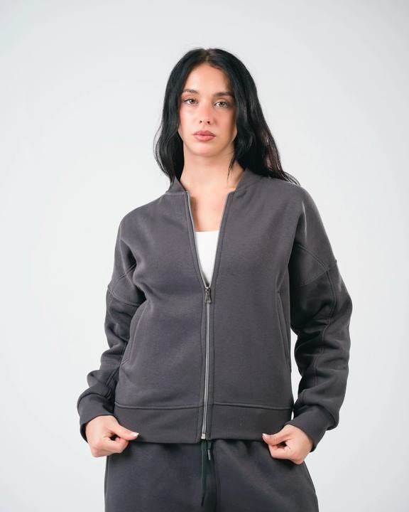 Dark grey Zip-Up Jacket
