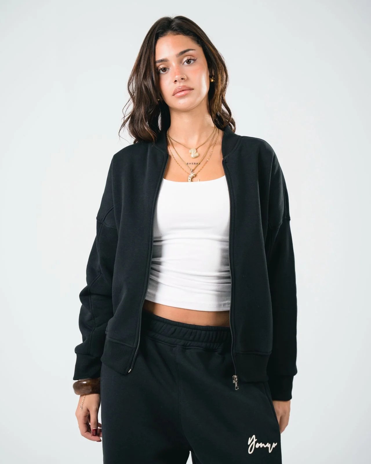 Black Zip-Up Jacket