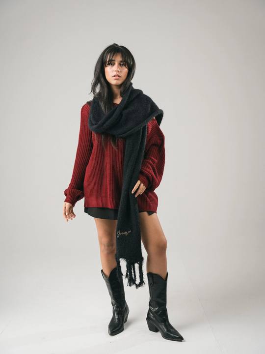 Black Metal Scarf