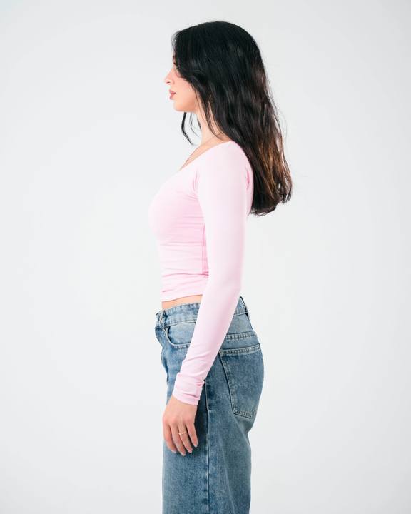 Square Pink Top