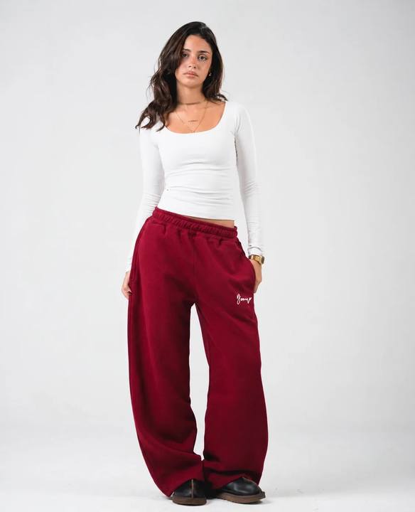 Burgundy“SWEATPANTS”