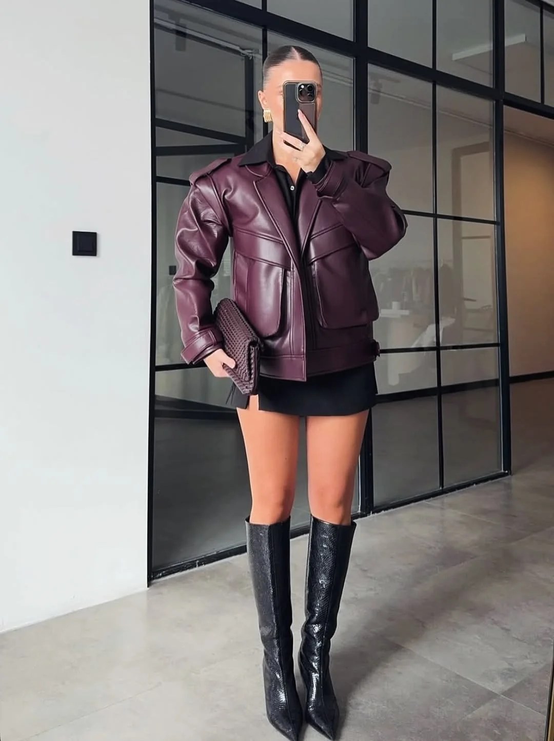 Genuine Oversized Leather Jacket