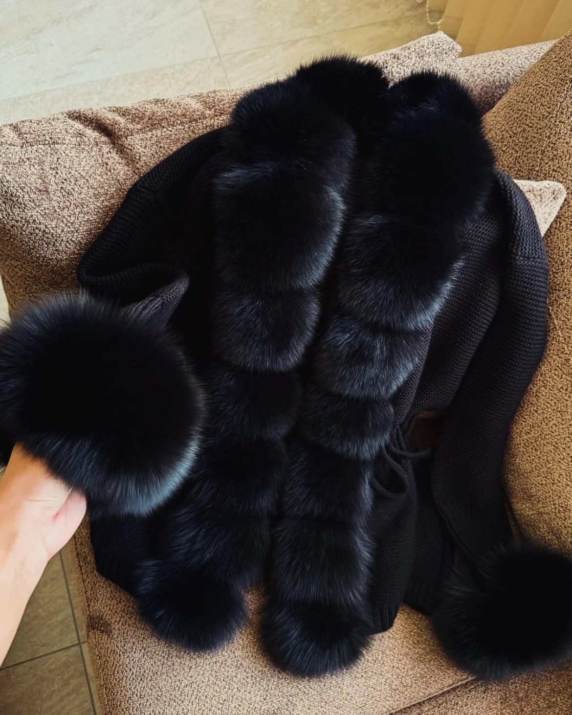 ⚜️Fox Fur Cardigan