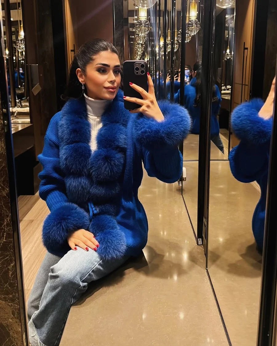 ⚜️Fox Fur Cardigan