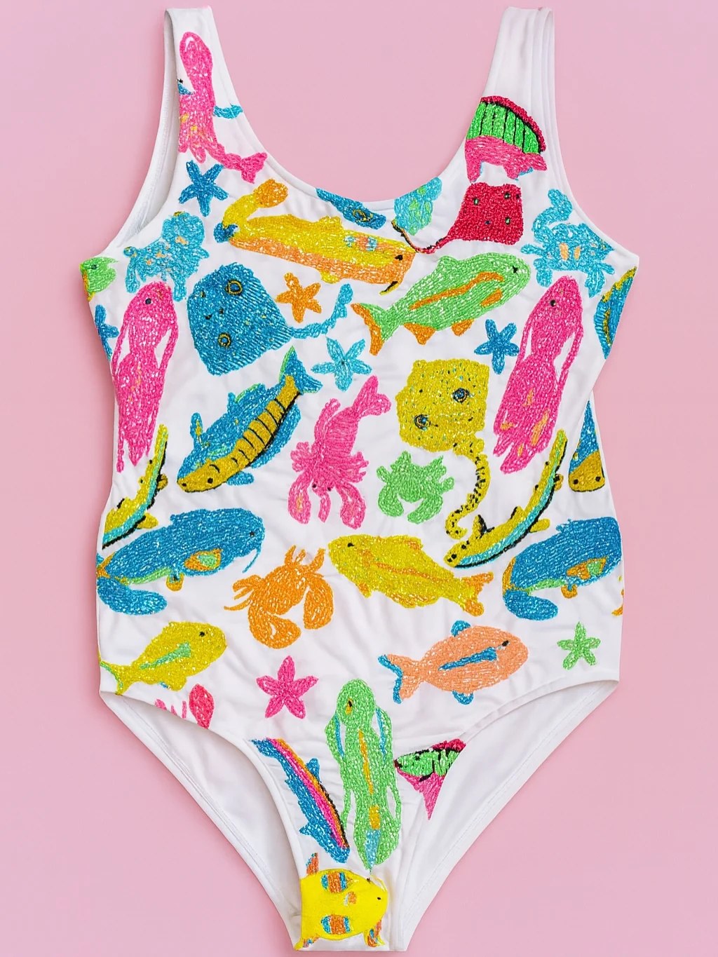 Embellished Océan One-Piece