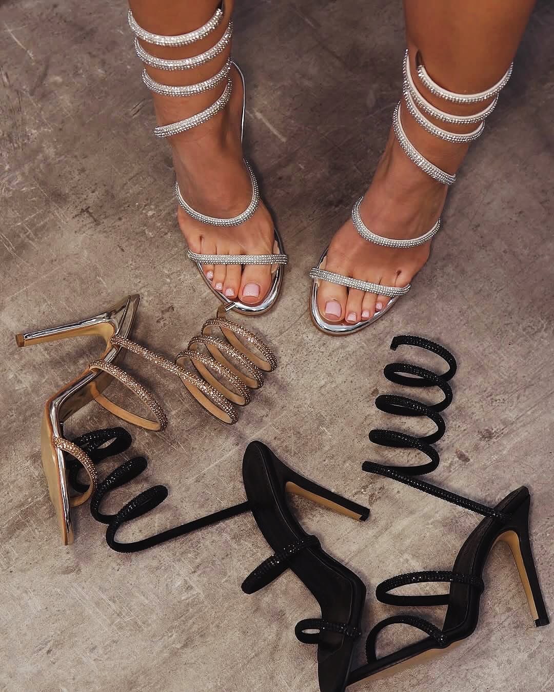Glam Straps Heels