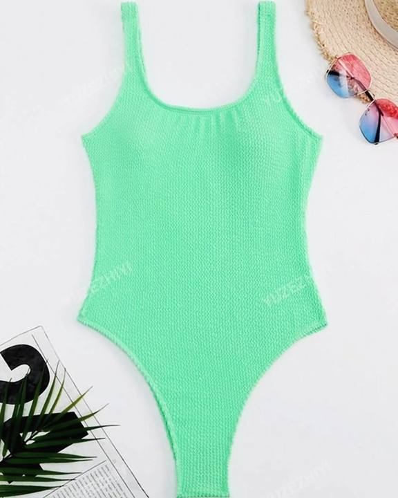 Turquoise French One-Piece