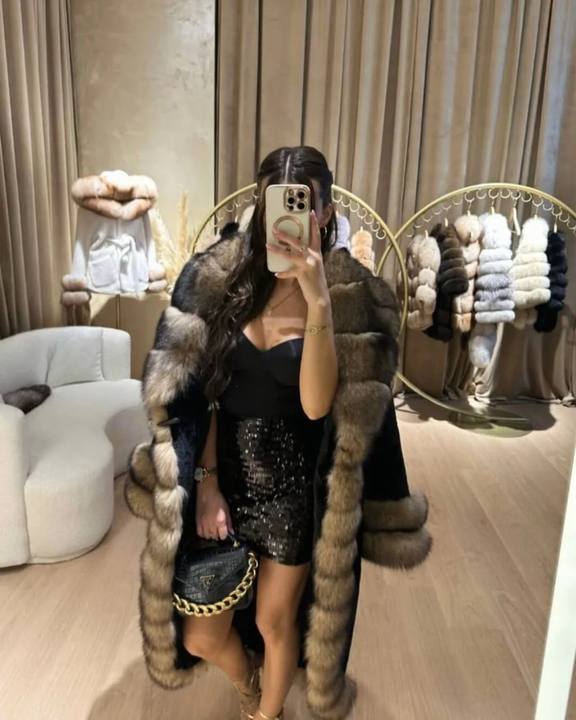 ⚜️Fox/Alcantara Fur Coat