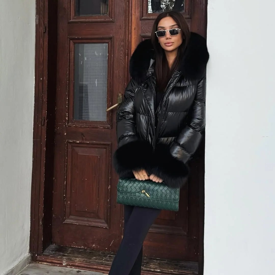 ⚜️Genuine Fox Fur Puffer