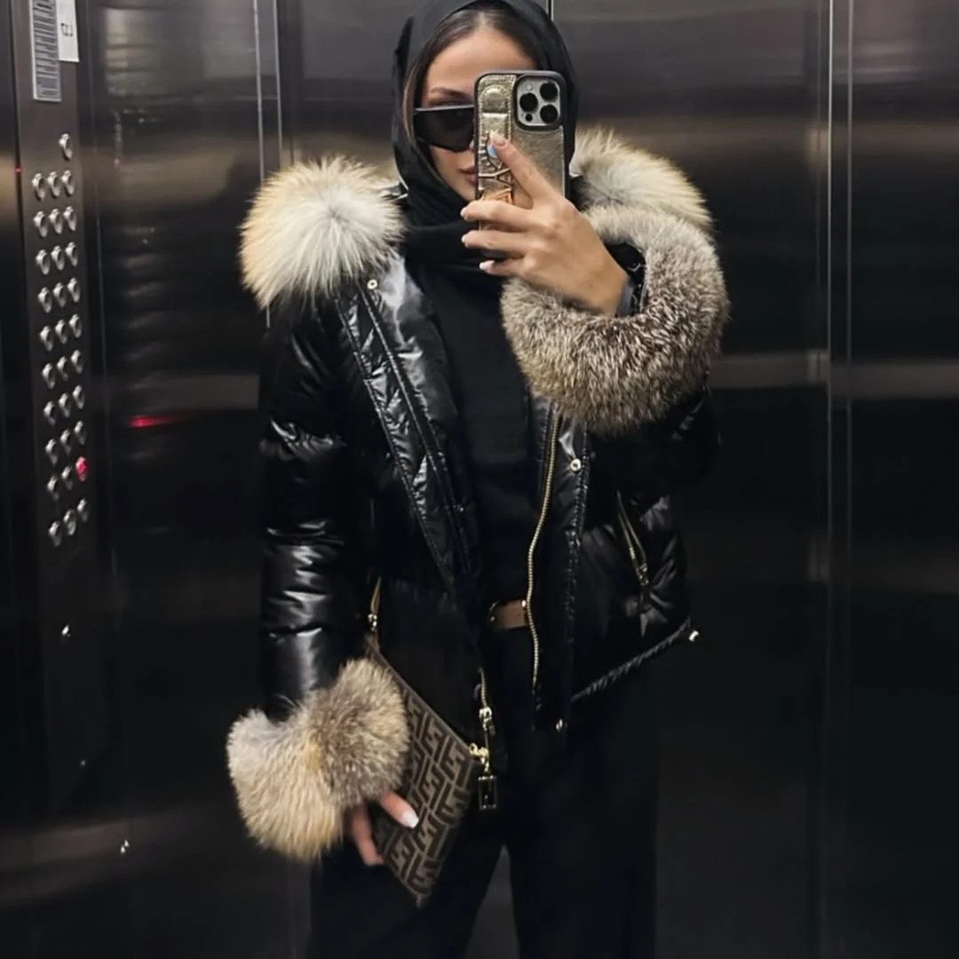 Z⚜️Genuine Fox Fur Puffer