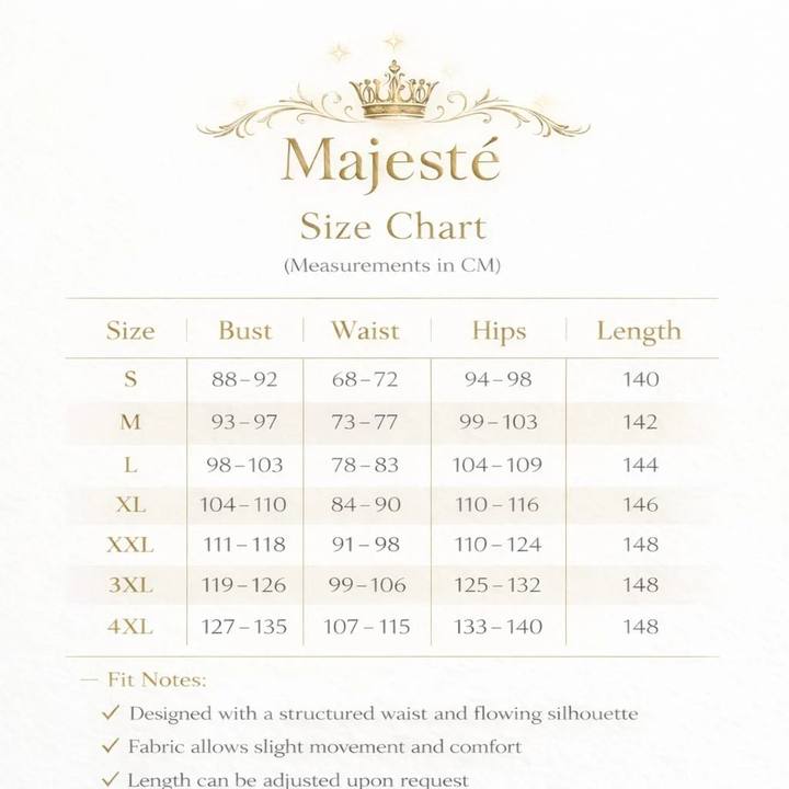 Majesté – The Iconic Kaftan Gold
