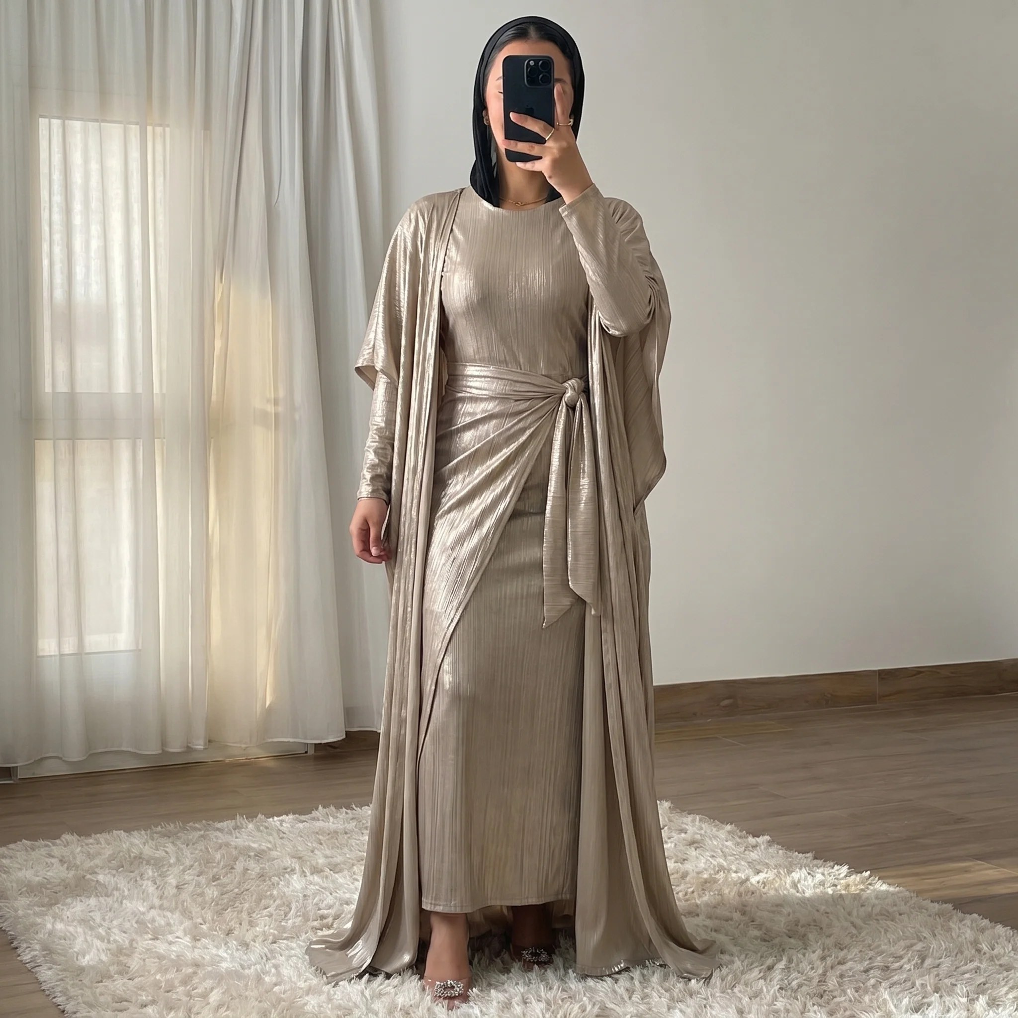 Aurora Metallic Set - Gold Beige